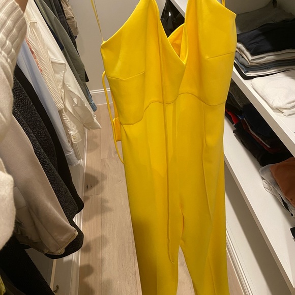 Yellow jumpsuit by Mango - Picture 8 of 8